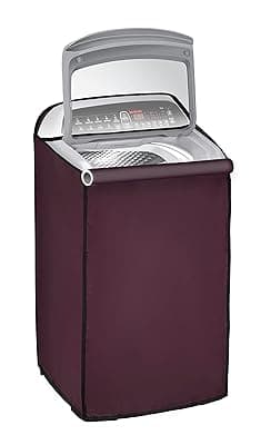 Amazon Brand - Umi. Top Load Washing Machine Cover Suitable For Bosch Back Panel 6.5 Kg, 7.0 Kg. (56cms X 57cms X 95cms, Maroon)