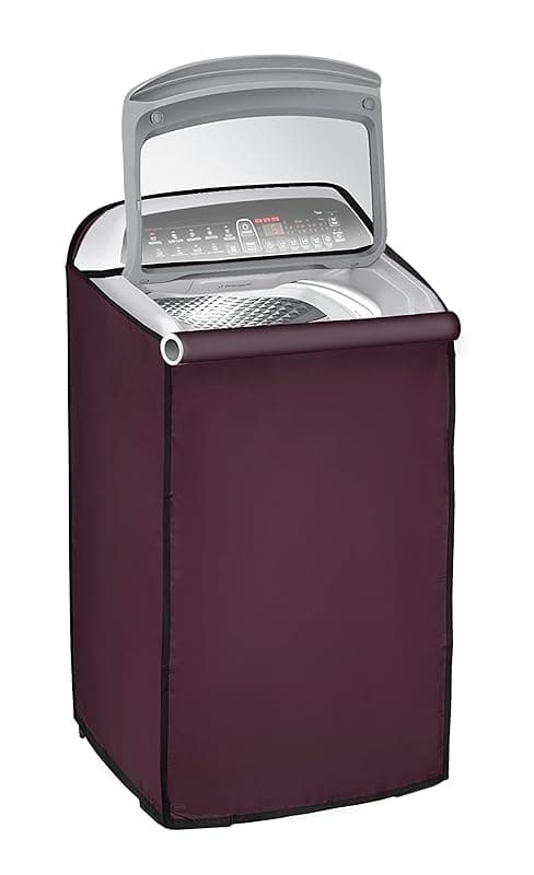 Amazon Brand - Umi. Top Load Washing Machine Cover Suitable For Bosch Back Panel 6.5 Kg, 7.0 Kg. (56cms X 57cms X 95cms, Maroon)