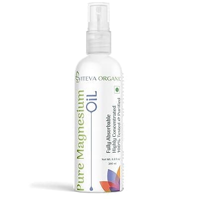 Magnesium Oil Spray - 200ml 100% Pure Zechstein Source Natural Topical magnesium spray | Magnesium Oil for feet, Sleep Support, Pain Relief & Muscle Recovery