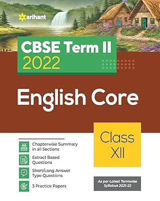 Arihant CBSE English Core Term 2 Class 12 for 2022 Exam (Cover Theory and MCQs) (Old Edition)