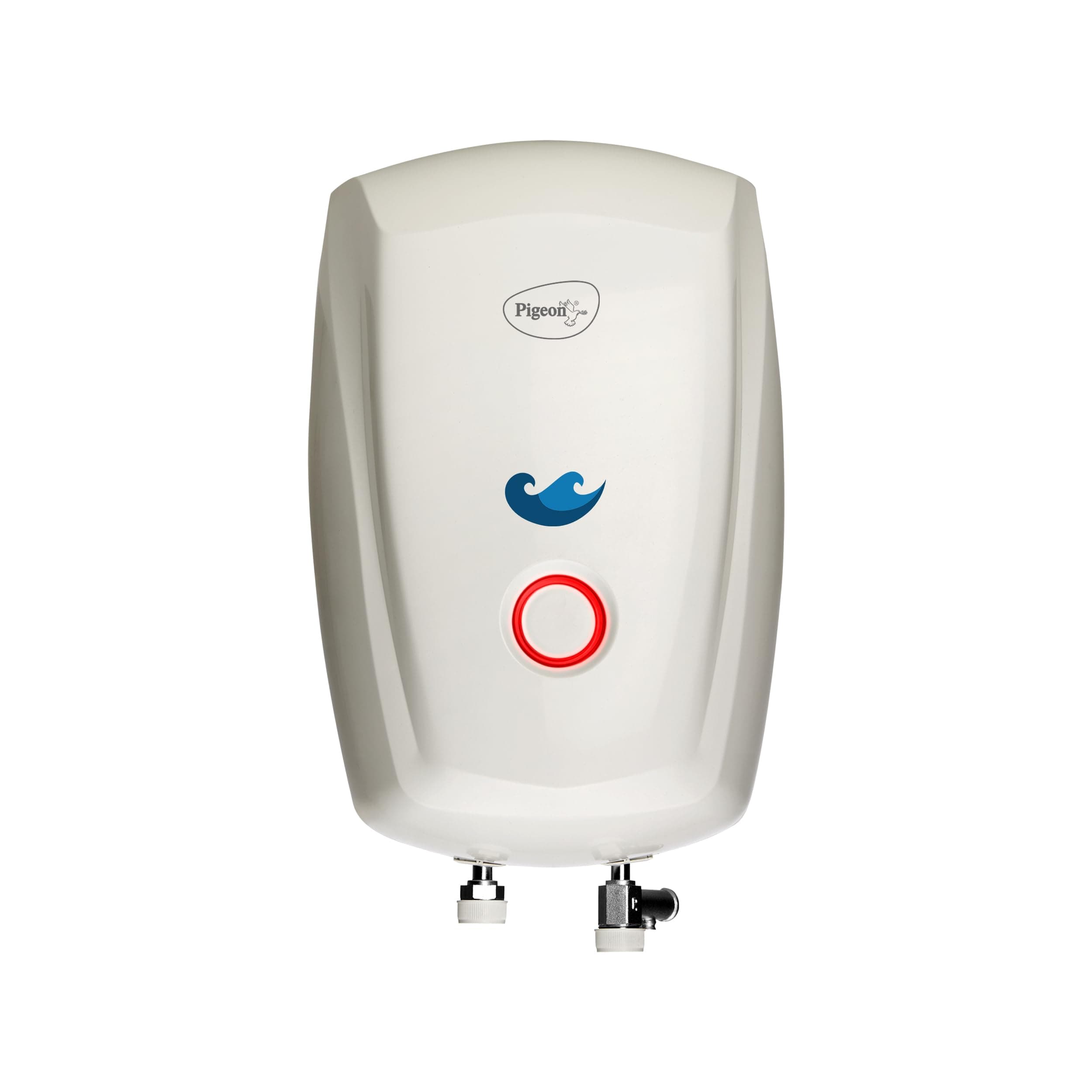 Pigeon 3L Instant Water Heater(Geyser)| Temperature Sensing LED Indicator| Rust & Shock Proof Body| ISI Certified | 2 Year Warranty| High Rise Compatible (White)