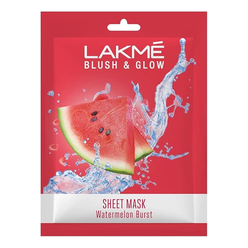 Lakme Blush &amp; Glow Watermelon Sheet Mask, 25 ml