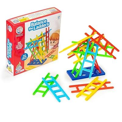 RATNA'S Balance The Ladders Stacking & Balancing Skill Game for Family & Kids 5+ Years