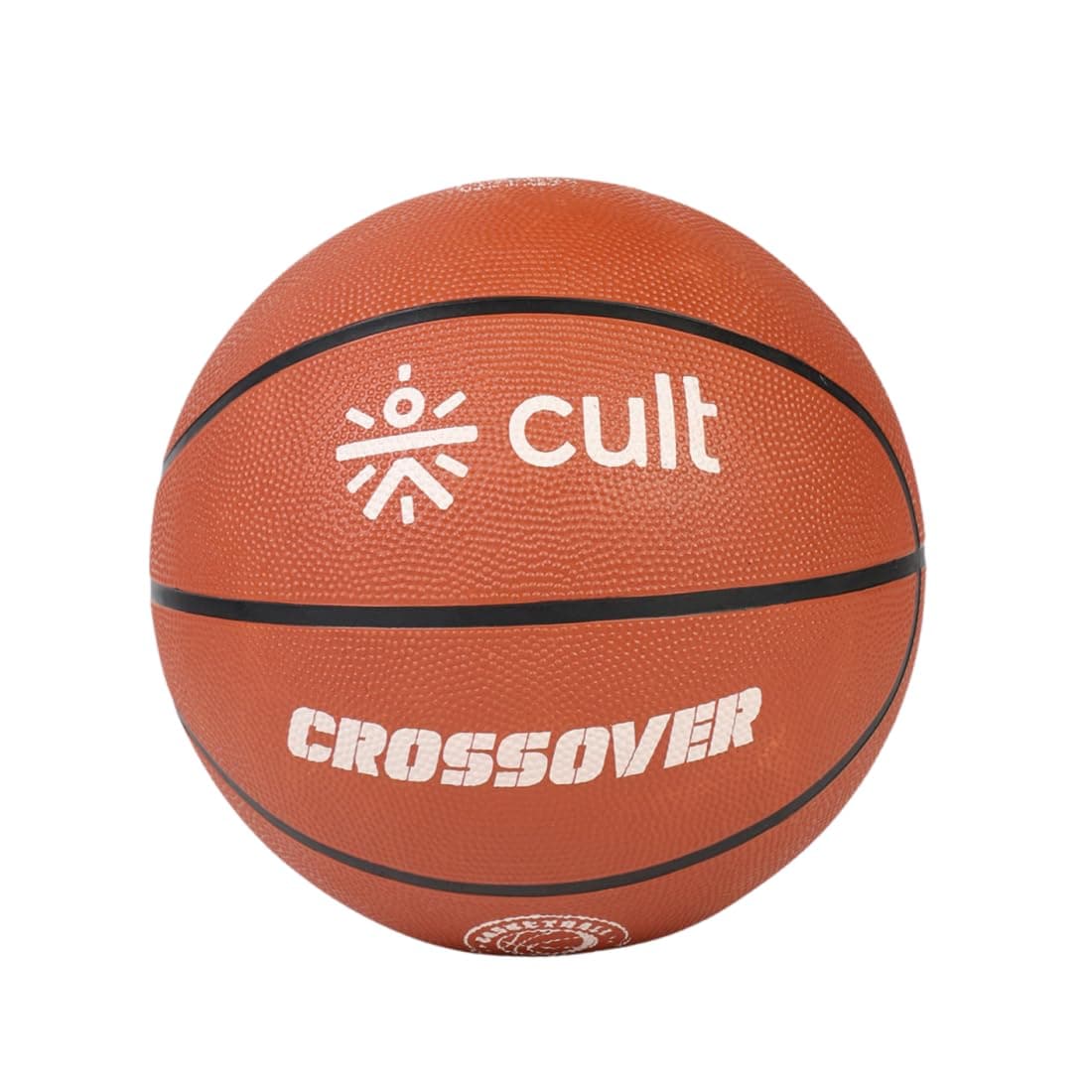 Cult Basketball Size 7 Crossover for Men & Women Indoor Outdoor Basketball with Superior Grip & Bounce Durable Rubber Training & Match Ball with Butyl Bladder – Brown