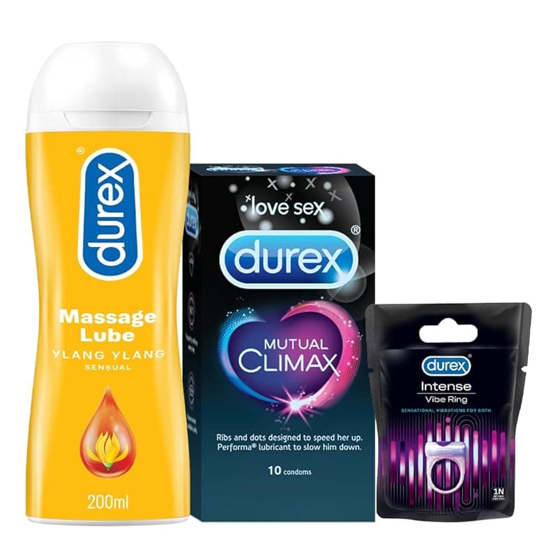 Durex Pleasure Pack(Condom,Lubricant And Vibe Ring)