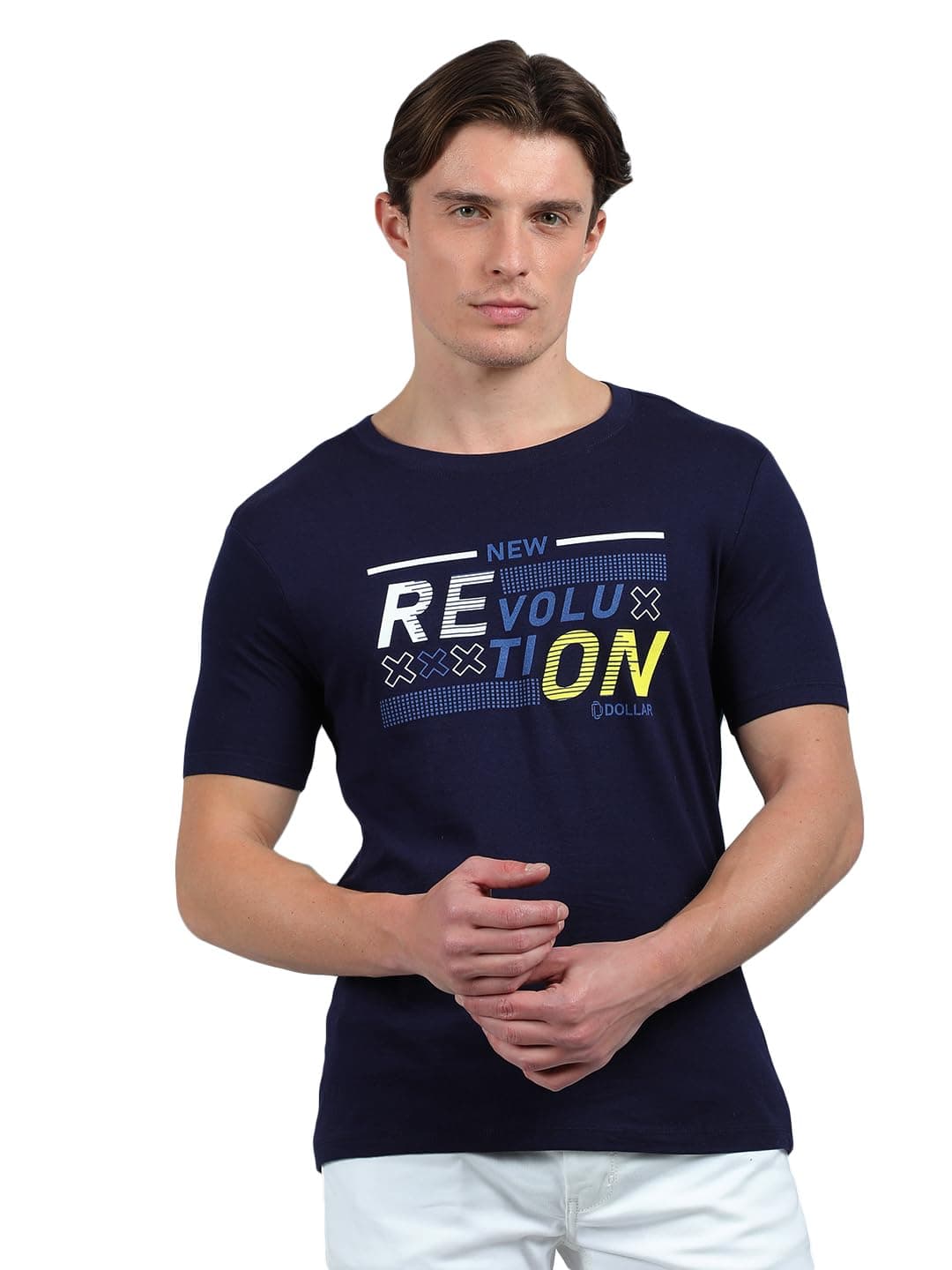 Dollar Pack of 1 Cotton Printed Men Tshirt