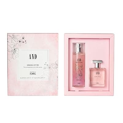 AND Love Muse Perfume Gift Pack for Women | 50ml Eau De Parfum for Women + Body Spray | Perfume for Woman with Jasmine & Lily Notes | Floral-Fruity Fragrance |.Versatile Office/Work Cologne for Woman