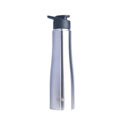Clazkit Optimus Sporty Stainless Steel Water Bottle 1000ml |ISI Certified| Leakproof, Rust-Free, BPA-Free, Durable for College, Fridge, Sports, Gym, Yoga &amp; Office – Easy to Clean &amp; Reusable