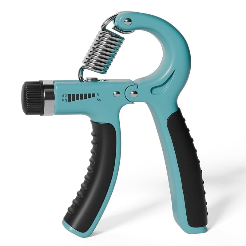 Lifelong Adjustable Hand Grip Strengthener, Polypropylene Hand Gripper for Men & Women for Gym Workout Hand Exercise Equipment to Use in Home for Forearm Exercise (5-60kgs) - Blue & Black, LLFAHG001