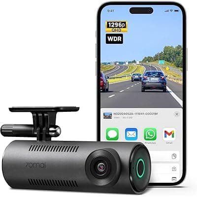 70mai M310 DashCam, 2K Resolution, Type-C Interface, Voice Control, MaiColor Vivid+ Solution, Night Owl Vision, WiFi &amp; App, Optional Parking Mode, Upto 256GB Supported