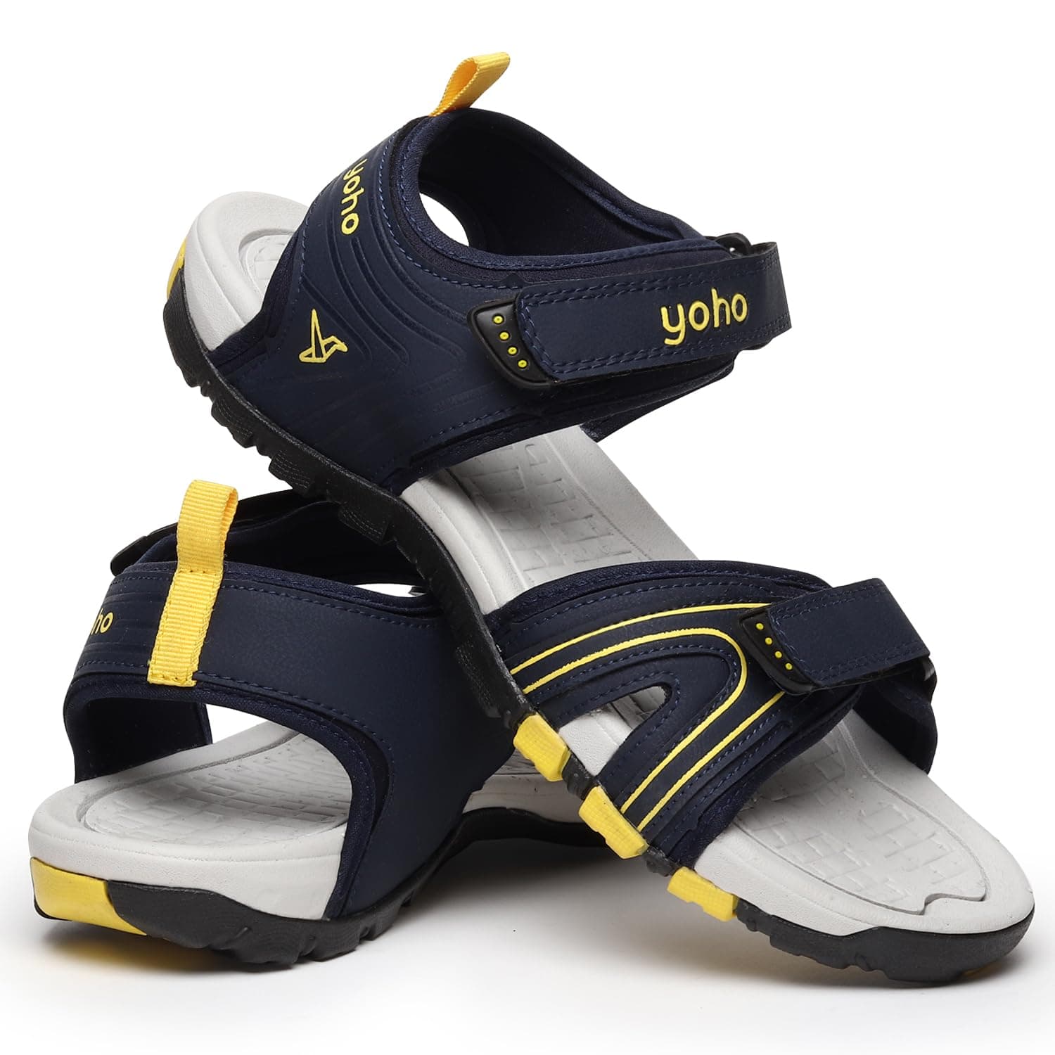YOHO TrailMark 002 Sports Sandals for Men | Comfortable & Lightweight | Flexible & Breathable | Footpharma footbed | Anti-Skid Footwear for Trekking, Hiking & Outdoor