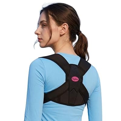 Premium Upper Back Posture Corrector Belt for Men & Women | Professional-Grade Breathable Back Support Brace | Adjustable Shoulder & Spine Alignment Strap