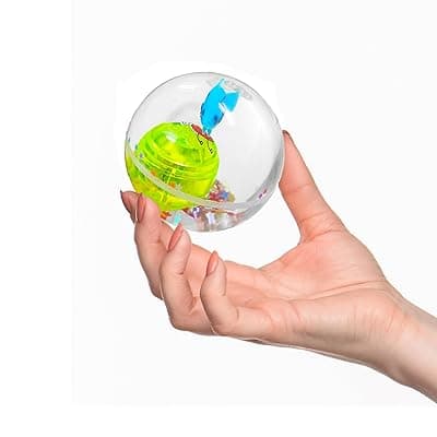 VGRASSP LED Light Up Bouncy Ball Toy for Kids and Toddlers - 2.5 Inch Diameter Blinking Colorful Light When Bounced on Solid Surface - Return Gift - Color and Design As Per Stock (Pack of 1)