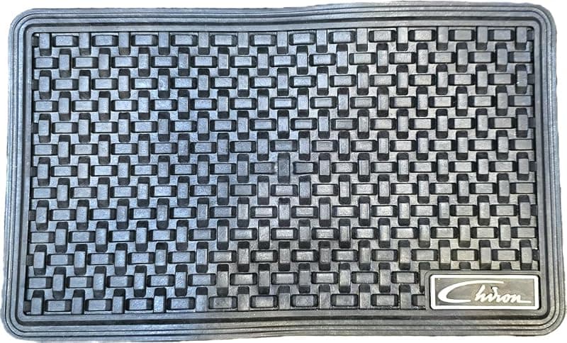 12D Compatible Driver Side only Small 12D Luxury car Heal pad for Custom Fitted 12D Antiskid Car Floor Mats - Black