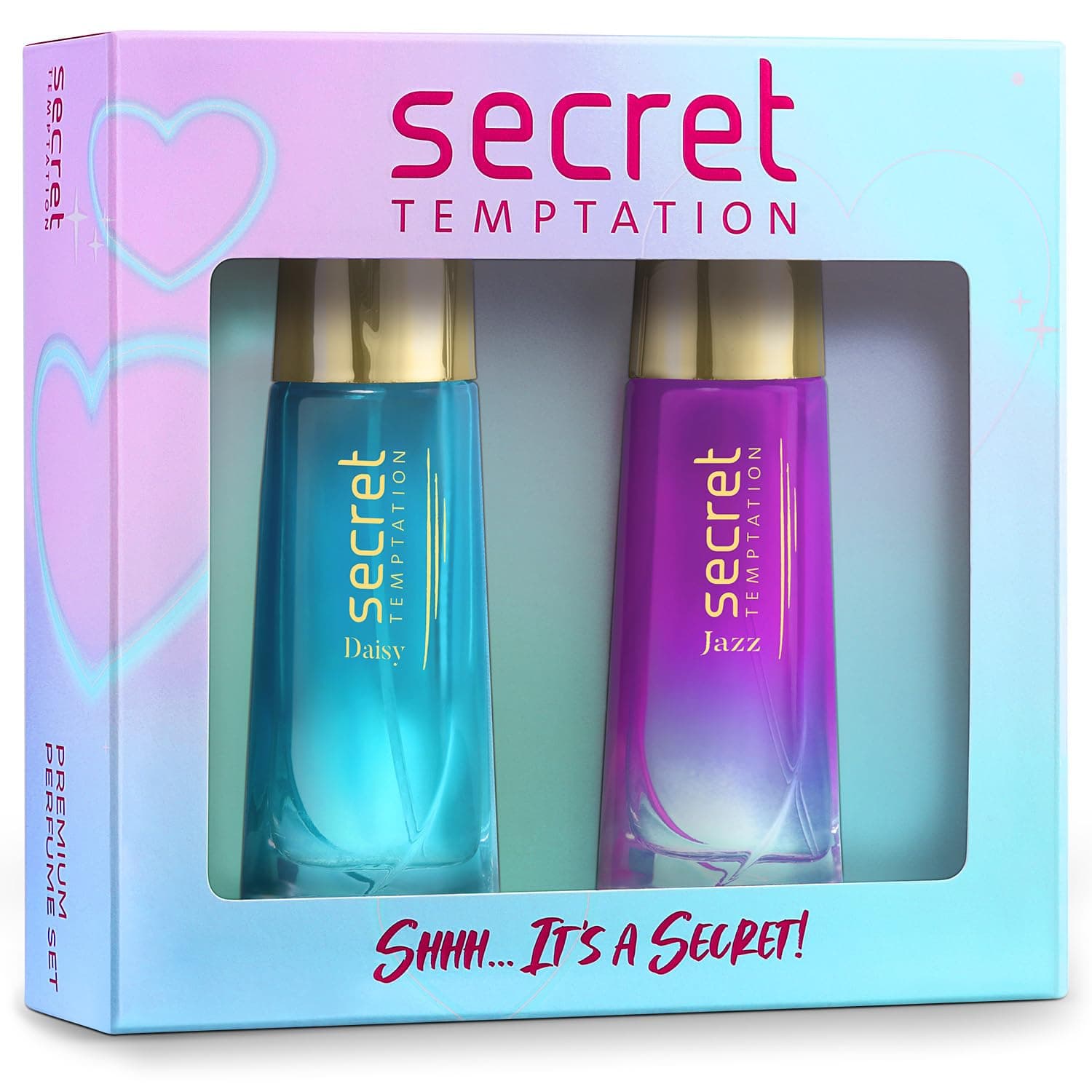 Secret Temptation Perfume for Women Gift Set – Daisy & Jazz (2 x 30ml) | Premium Perfume for Women Long Lasting Fragrance