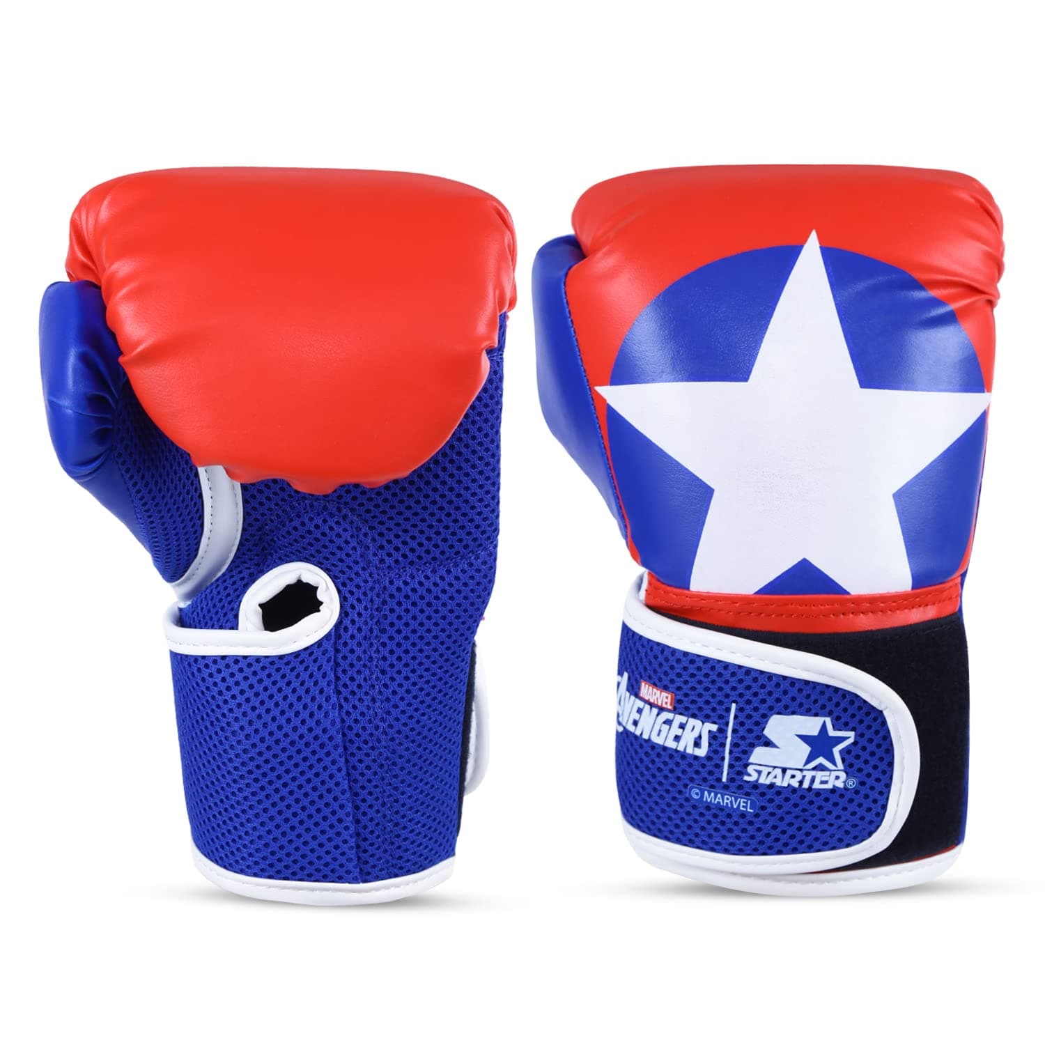Starter Captain America Boxing Glove and Focus Pad Multicolour, 3Y+