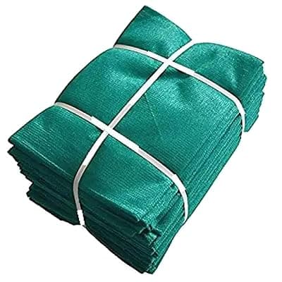 BENAVJI Green Shade Net, 50% UV Sun Protection, for Terrace, Garden, Green House, Balcony, & Gardening Multipurpose Agro Netting Size 5FTX16FT