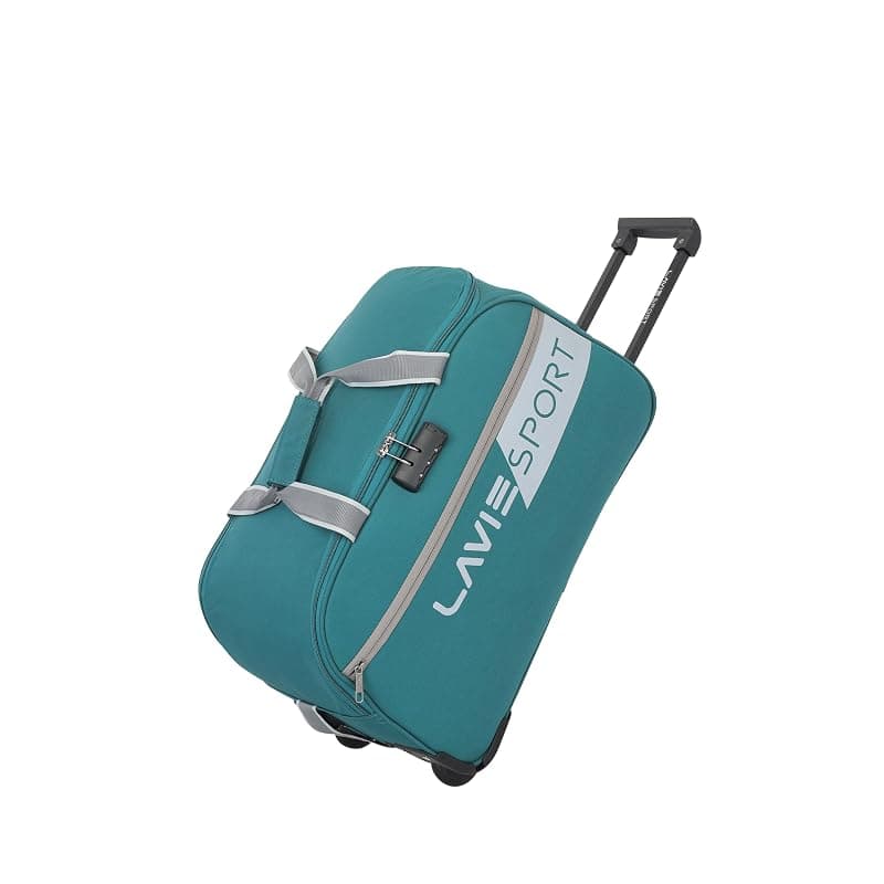 Lavie Sport Anti Theft Combi Lock Camelot Wheel Duffle Bag | Spacious Compartment | Duffle Bag | Build to Last Wheel and Trolley
