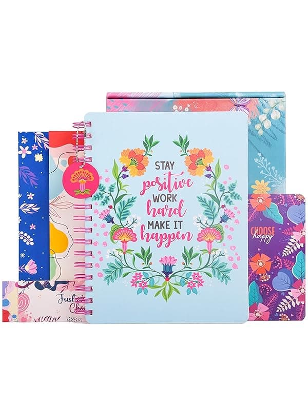Doodle I The Happiness Planner I B5 Planner + 64 Pages Pocket Book+ 250+ Stickers and Free Premium Gift Box | Tear Away Note Cards &amp; Quote Cards | Activity Pages | To do lists I 268 Pages I 80 GSM I Wiro Bound (Happiness Mantra)