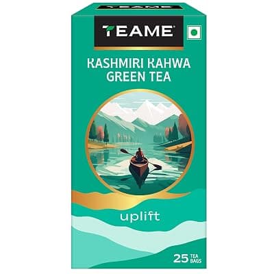 TE-A-ME Kashmiri Kahwa Green Teabags 25 pcs | Green-Tea | Kashmiri Kahwa | Kahwa Kashmiri | Christmas Gift | New Year Gift