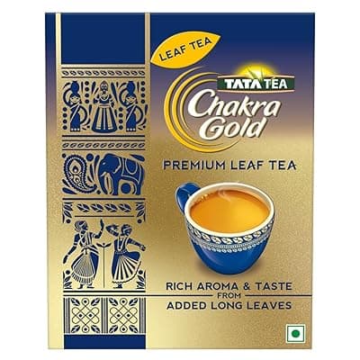 Tata Tea Chakra Gold Premium Leaf, Rich Aroma &amp; Taste, Black Tea With Leaf, 500 gram