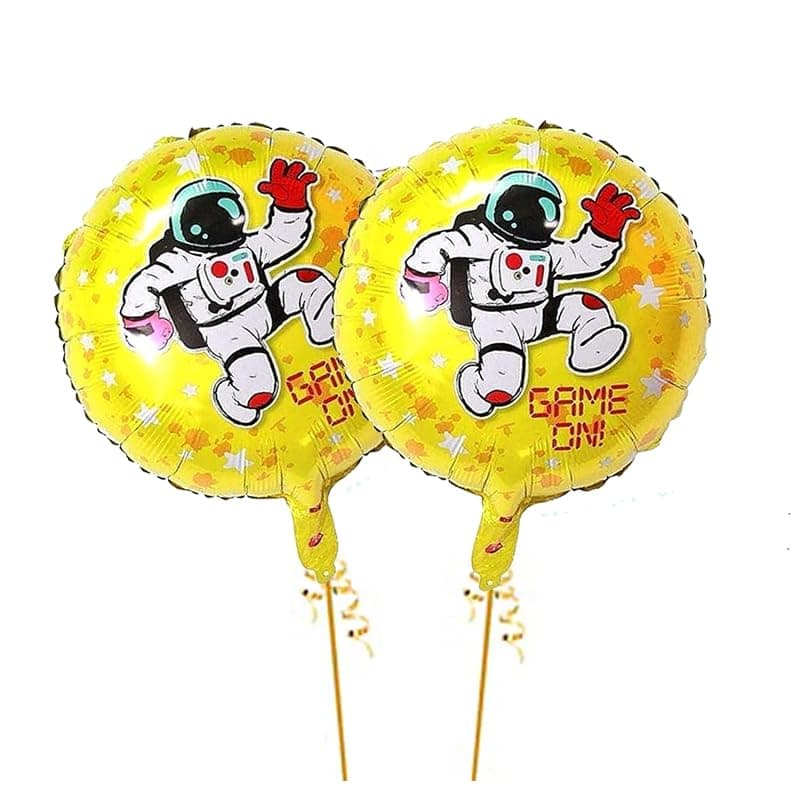 AMFIN® (Pack of 2) 17 Inch Happy Birthday Round Foil Balloons/Happy Birthday Balloons for Decoration/Birthday Theme Party Decorations