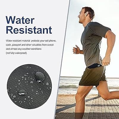 BigPlayer Trainer Waist Bag Stylish and Functional Waist Bags for Men and Women Waterproof, Nylon Trainer Waist Bag with Adjustble Waist Belt Travel Waist Pouch