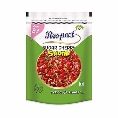 Respect Sugar Cherry Saunf Mix 1_Kg | Fennel Seeds Mukhwas, Sweet &amp; Refreshing Mouth Freshener