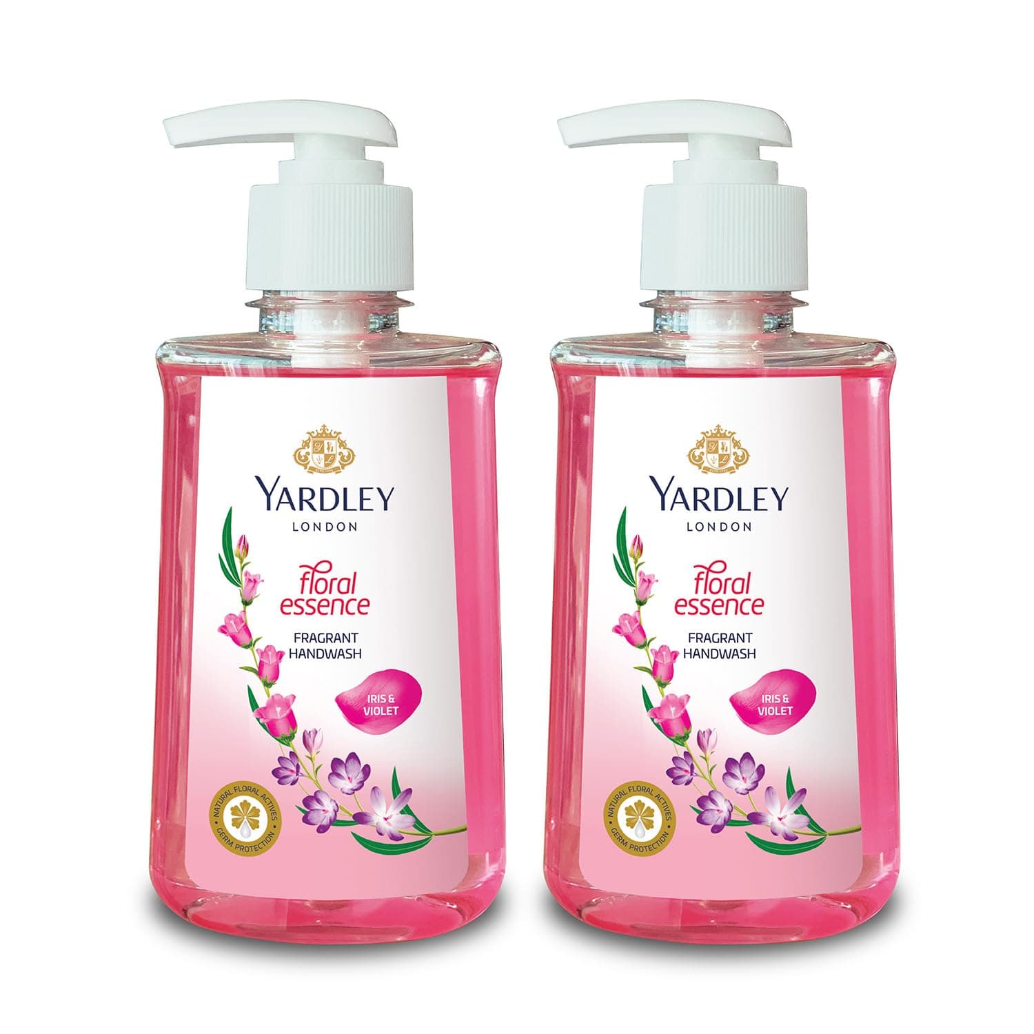 Yardley London Floral Essence Iris & Violet Fragrant Handwash 200ml+200ml