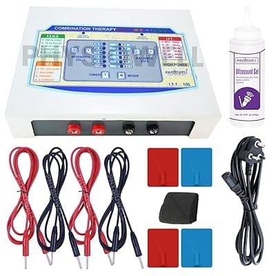 IFT MS Tens Physiotherapy Machine Electrotherapy Combo for All Pain Relief Device Physiotherapy Equipment and massager device with one year warranty.