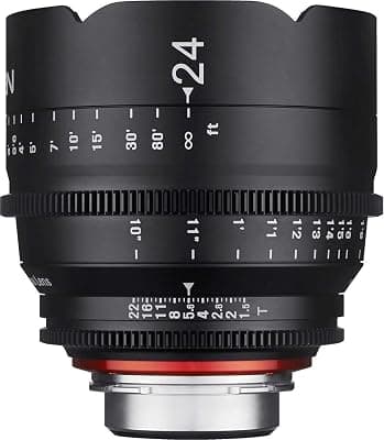 SAMYANG XEEN 24mm T1.5 Full Frame Professional Cine Lens, Lens for Sony E (Feet) Mount,Black