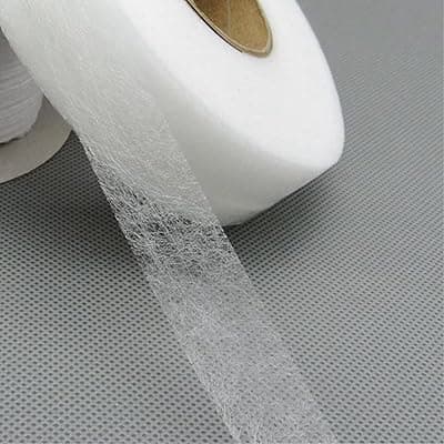 Brain Freezer Fabric Fusing Tape Double Sided Adhesive Sewing Hem Tape Iron on Tape (White) - 100 Yards - Pack of 2