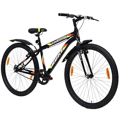 BUKE Adventure 27.5T: Matt Black MTB, Rigid Frame and V' Brake