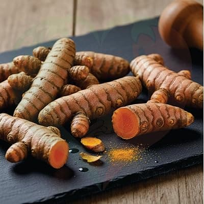 Parshutara Fresh Raw Turmeric Roots (Kacchi Haldi) – 100% Chemical-Free, High Curcumin, Fresh &amp; Handcrafted – Ideal for Cooking, Herbal Teas, Skincare &amp; Traditional Ceremonies – Natural Immunity Booster,Kacha Halud – Ayurvedic Herb – 370g