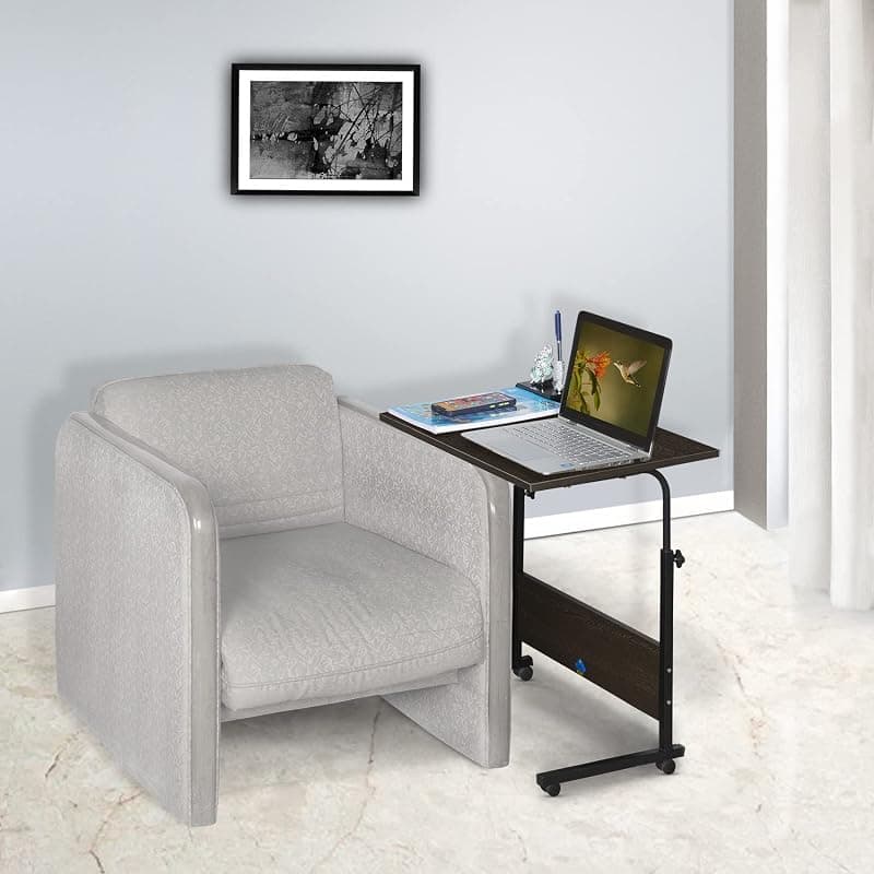 DELITE KOM Bunny Engineered Wood Study Table DIY(Do-It-Yourself) (Flowery Wenge_Black)