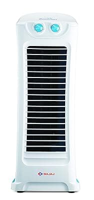 Bajaj Snowvent 150 Watts Tower Fan | Air Delivery 42CMM | Light Weight & Portable |Tough Blower: 3 Speed Selection | 1 year Warranty on product【Blue Turquoise】