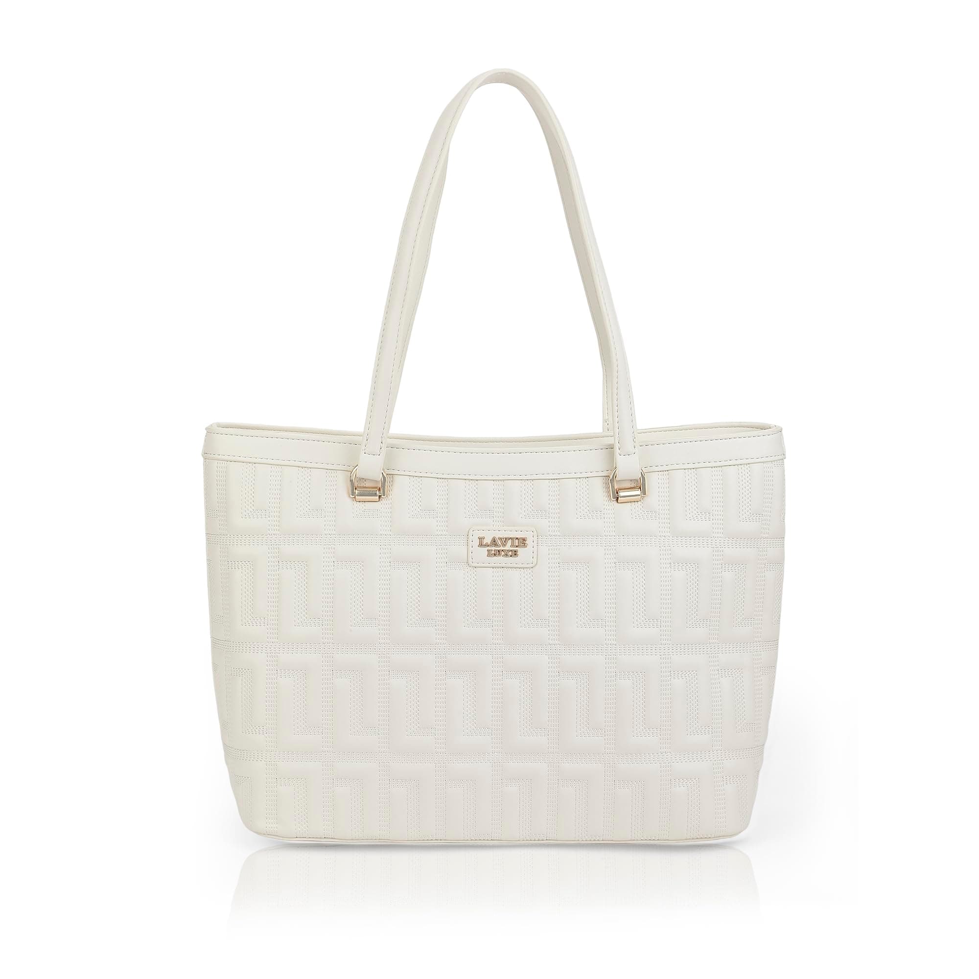 Lavie Luxe Juli Large Tote Bag for Women | Tote Bag for Work | Ladies purse | Stylish Shoulder Bag | Gift for Women