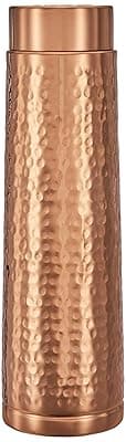 ATTRO Satveda 1000ml Copper Water Bottle | Hammer | Pure Copper | Leak-Proof &amp; BPA-Free | Ayurvedic Health Benefits | Ideal for Home, Office &amp; Outdoor | Stylish &amp; Durable for Daily Hydration
