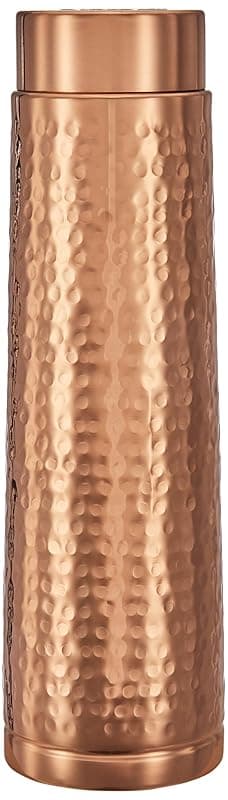 ATTRO Satveda 1000ml Copper Water Bottle | Hammer | Pure Copper | Leak-Proof &amp; BPA-Free | Ayurvedic Health Benefits | Ideal for Home, Office &amp; Outdoor | Stylish &amp; Durable for Daily Hydration
