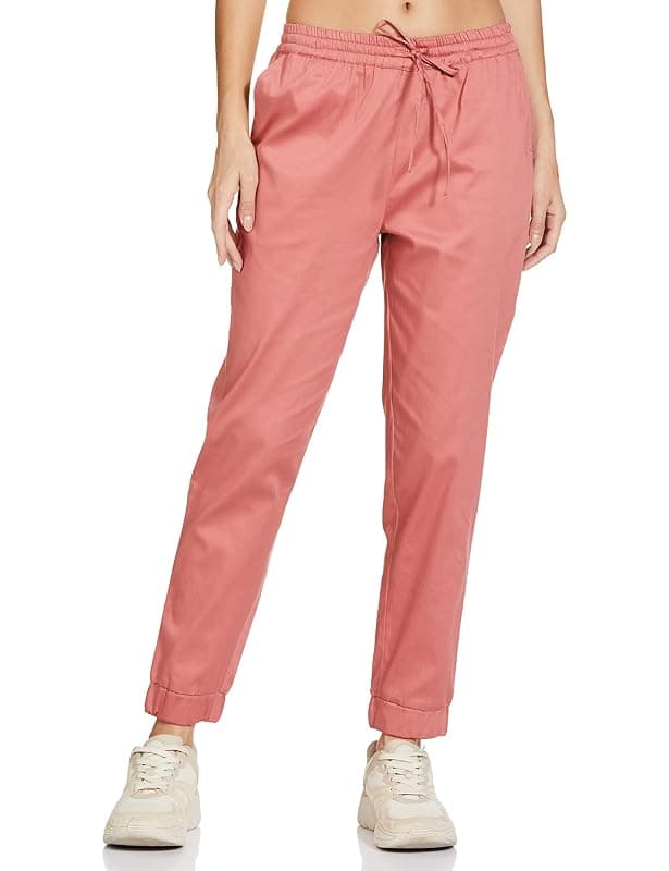 Amazon Brand - Symbol Women's Regular Fit Jogger Pants (Track Pant) (Available in Plus Sizes)