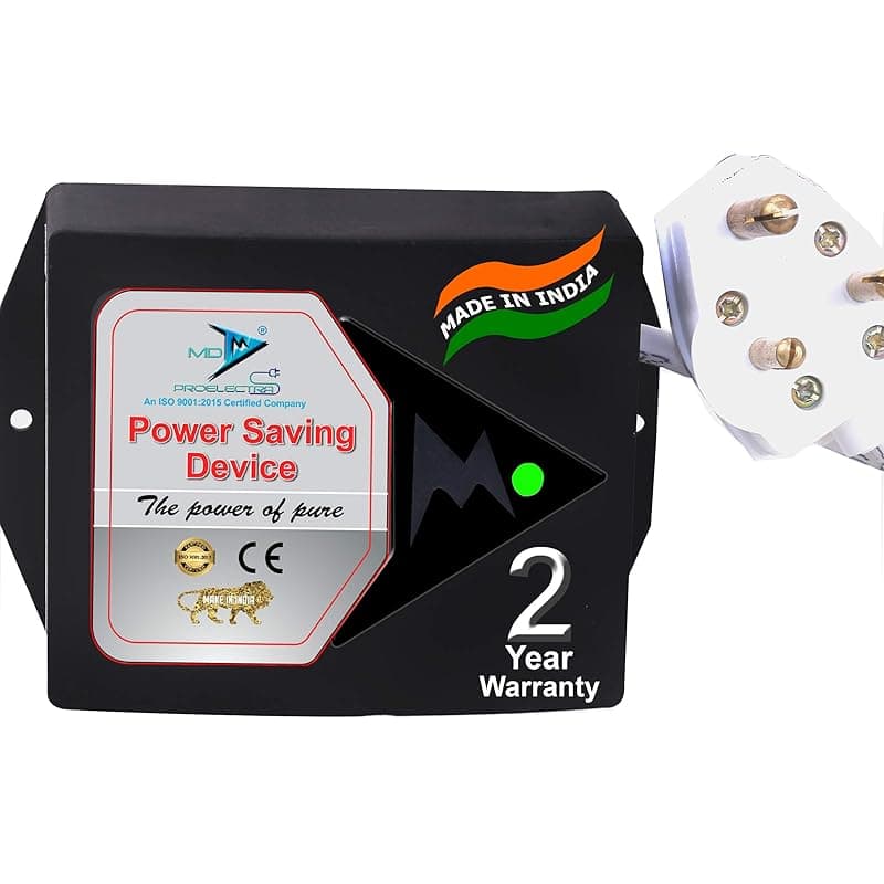 (MDP04) - Power Saver (5KW) - New Updated Electricity Saving Device (Electricity Saver) for Residential and Commercial - Made in India