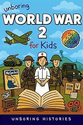 Unboring World War 2 for Kids: Funny, Interesting, Concise Guide to Spies, Codes, and Desert Battles You Won't Believe Are True (A Visual Learning Guide to Military History for Kids)