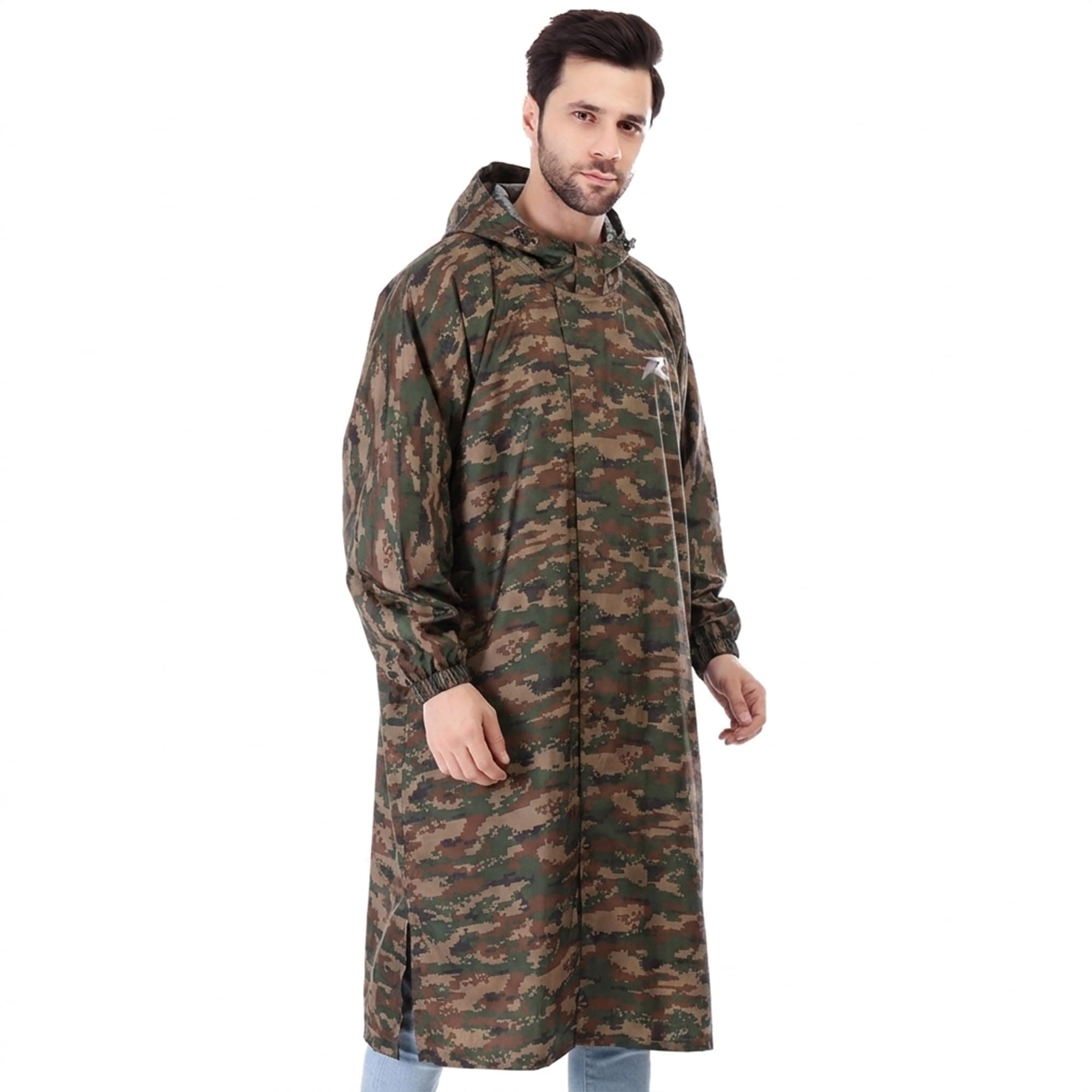 ROCKSPORT Waterproof Rain Poncho for Men and Women l Lightweight, Reusable & Pocket Packing Design