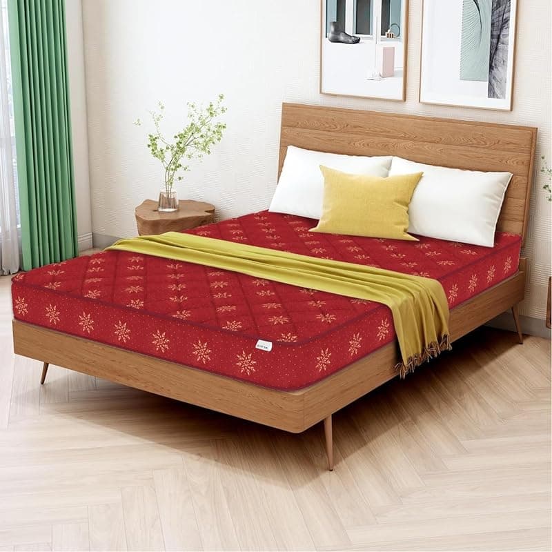 SLEEPSPA BY COIRFIT Soft Bounce Herb Fresh Technology HD Foam Mattress | Back Care | Direct from Factory 3 Inch King Bed Mattress (84X72 Inches) Stress Relief Sleep, 2 Year Warranty