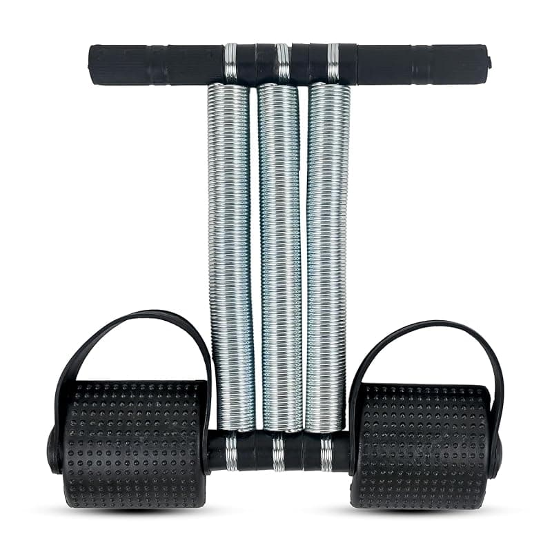 3-Spring Tummy Trimmer for Men &amp; Women – Ab Toner &amp; Belly Fat Reducer for Home Gym, Core &amp; Waist Workout, Yoga &amp; Fitness Training Tool