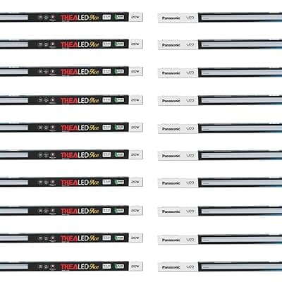 Panasonic 20W TheaLED Batten Tube Light for Living Room &amp; Bedroom, Energy Efficient Batten for Home, 6500K Cool Day Light, Pack of 10