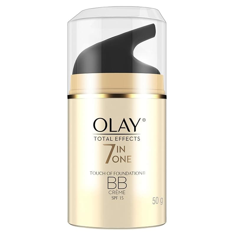 Olay Total Effects Day Cream for Sensitive skin |with Vitamin B5, Niacinamide, Green Tea, SPF 15 |Fights 7 signs of ageing for glowing, hydrated and younger looking skin with UV protection |Suitable for Sensitive, Normal, Dry, Oily &amp; Combination skin |50 gm