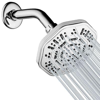 ALTON SHR22085 ABS, 5-INCH Overhead Shower With 9-INCH Arm and Flange, Chrome Finish