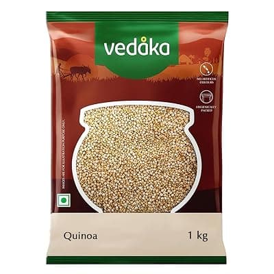 Amazon Brand - Vedaka Quinoa | 1 Kg | Naturally Gluten-Free | Natural Source of Dietary Fiber
