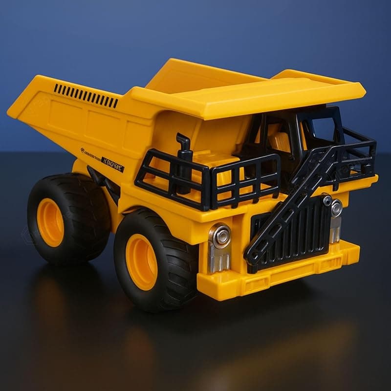 GRAPHENE Mining Dumper JCB Truck Toy Construction Vehicles for Kids Press & Go Friction Pushdozer Digger Toys Realistic Simulation Movable Joints Building Lorry Toys for 1+ Year Baby Boy Toddlers